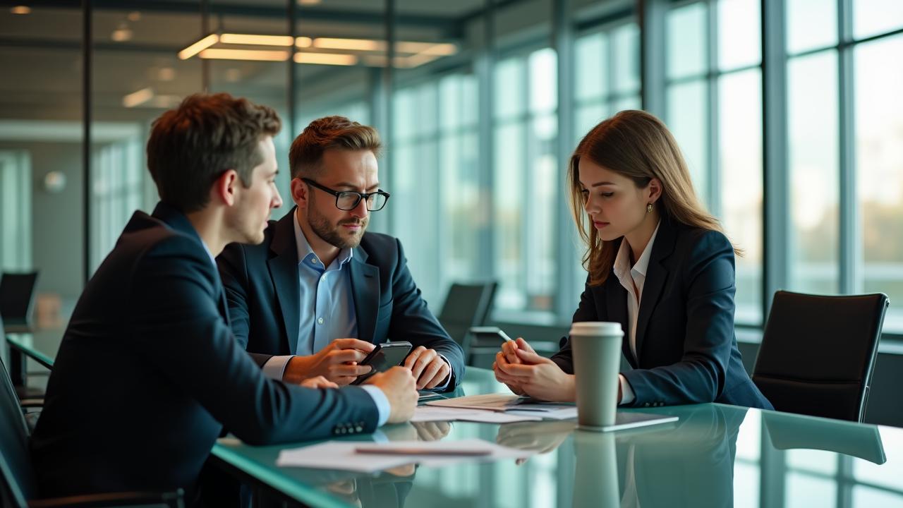 L'équipe de la Guilde des Linguistes en session de stratégie